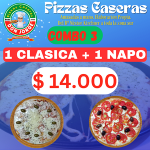 COMBO 3 - 1 Clásica + 1 Napo