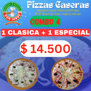 COMBO 4 - 1 Clásica + 1 Especial