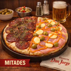 PIZZAS POR MITADES
